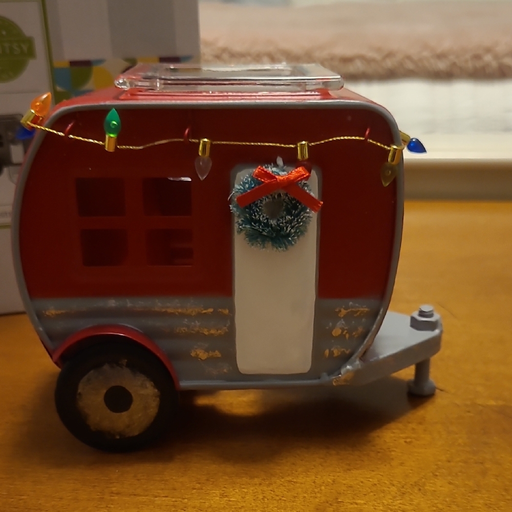 Red and Silver Camper Candle Mini WARMER